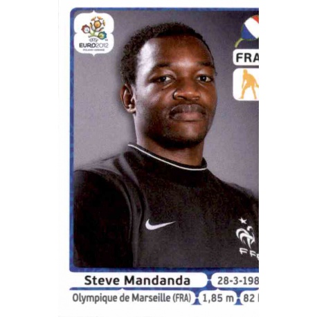 Steve Mandanda France 462 Panini Uefa Euro 2012 Poland Ukraine