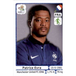 Patrice Evra France 463 Panini Uefa Euro 2012 Poland Ukraine