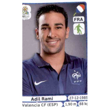 Adil Rami France 465 Panini Uefa Euro 2012 Poland Ukraine