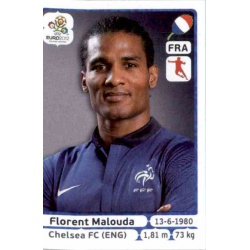 Florent Malouda France 470 Panini Uefa Euro 2012 Poland Ukraine