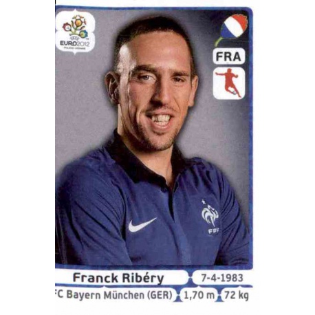 Franck Ribery France 474 Panini Uefa Euro 2012 Poland Ukraine