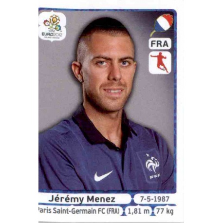 Jeremy Menez France 475 Panini Uefa Euro 2012 Poland Ukraine