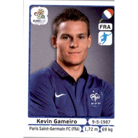 Kevin Gameiro France 478 Panini Uefa Euro 2012 Poland Ukraine