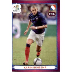 Karim Benzema In Action France 483 Panini Uefa Euro 2012 Poland Ukraine