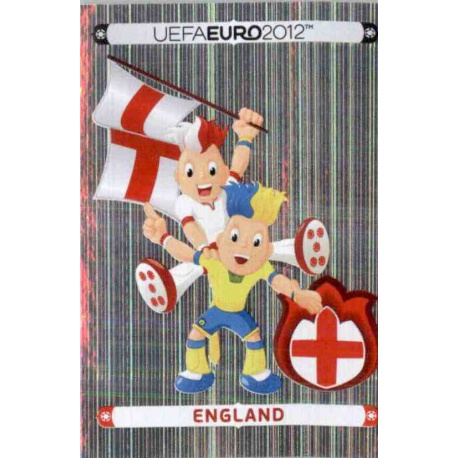 Mascot England 484 Panini Uefa Euro 2012 Poland Ukraine