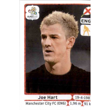 Joe Hart England 490 Panini Uefa Euro 2012 Poland Ukraine