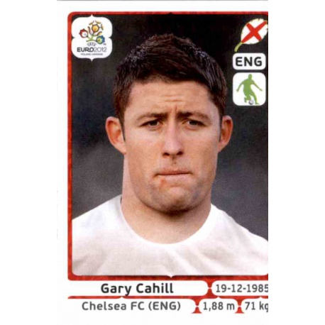 Gary Cahill England 495 Panini Uefa Euro 2012 Poland Ukraine