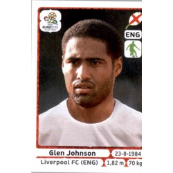 Glen Johnson England 496 Panini Uefa Euro 2012 Poland Ukraine