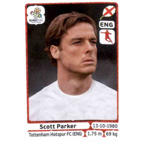 Scott Parker England 501 Panini Uefa Euro 2012 Poland Ukraine