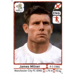 James Milner England 504 Panini Uefa Euro 2012 Poland Ukraine
