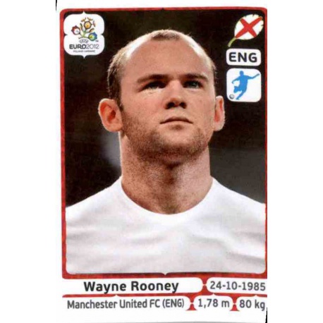 Wayne Rooney England No 512 Panini Euro 2012