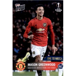 Mason Greenwood One To Watch Topps Now Mason Greenwood