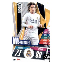 Luka Modric All Rounder Real Madrid REA3 Match Attax Champions International 2020-21