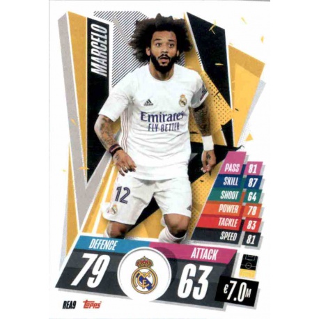 Marcelo Real Madrid REA9 Match Attax Champions International 2020-21