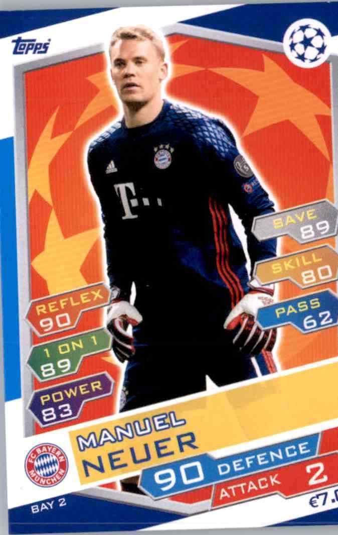 Champions League 19 20 2019 2020 Sticker 83 FC Bayern München Manuel Neuer 