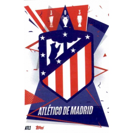Escudo Atlético Madrid ATL1 Match Attax Champions International 2020-21