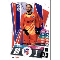 Jan Oblak Atlético Madrid ATL4 Match Attax Champions International 2020-21