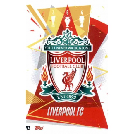 Escudo Liverpool LIV1 Match Attax Champions International 2020-21
