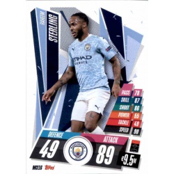 Raheem Sterling Manchester City MCI16 Match Attax Champions International 2020-21