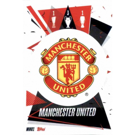 Team Badge Manchester United MNU1 Match Attax Champions International 2020-21
