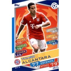 Thiago Alcántara Bayern München BAY8 Match Attax Champions 2016-17