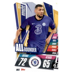 Mateo Kovacic All Rounder Chelsea CHE3 Match Attax Champions International 2020-21