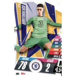 Kepa Arrizabalaga Chelsea CHE4 Match Attax Champions International 2020-21