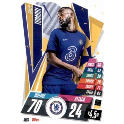 Fikayo Tomori Chelsea CHE6 Match Attax Champions International 2020-21