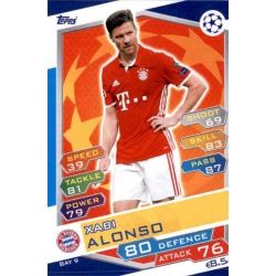 Xabi Alonso Bayern München BAY9 Match Attax Champions 2016-17