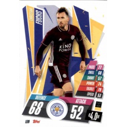 Christian Fuchs Leicester City LEI9 Match Attax Champions International 2020-21