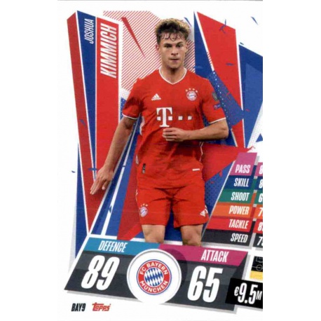 Joshua Kimmich Bayern Munchen BAY9 Match Attax Champions International 2020-21