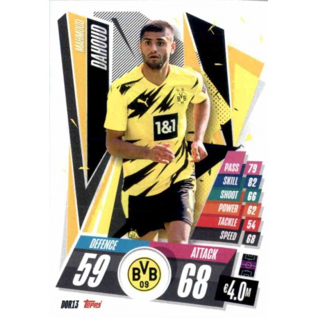 Mahmoud Dahoud Borussia Dortmund DOR13 Match Attax Champions International 2020-21