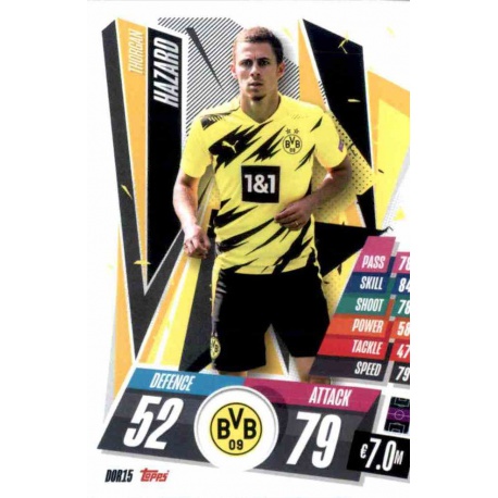 Thorgan Hazard Borussia Dortmund DOR15 Match Attax Champions International 2020-21