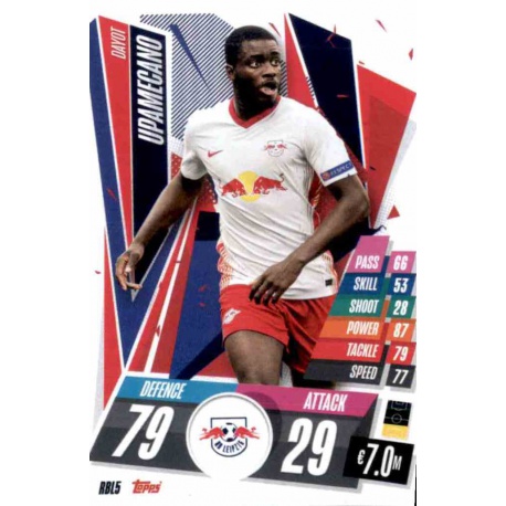 Dayot Upamecano RB Leipzig RBL5 Match Attax Champions International 2020-21