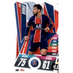 Juan Bernat PSG PSG8 Match Attax Champions International 2020-21