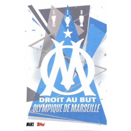 Team Badge Olympique Marsella MAR1 Match Attax Champions International 2020-21
