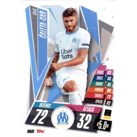 Duje Caleta-Car Olympique Marsella MAR6 Match Attax Champions International 2020-21