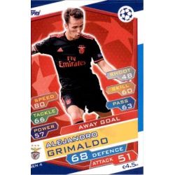 Alejandro Grimaldo Away Goal BEN4 Match Attax Champions 2016-17