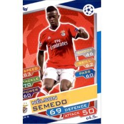 Nélson Semedo Benfica BEN6 Match Attax Champions 2016-17