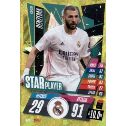 Karim Benzema Star Players Real Madrid SP2 Match Attax Champions International 2020-21