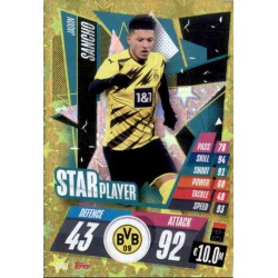 Jadon Sancho Star Players Borussia Dortmund SP11 Match Attax Champions International 2020-21