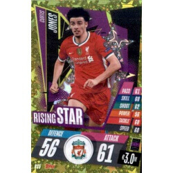 Curtis Jones Rising Stars Liverpool RS5 Match Attax Champions International 2020-21