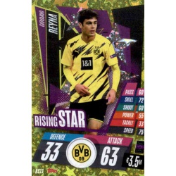 Giovanni Reyna Rising Stars Borussia Dormuntd RS11 Match Attax Champions International 2020-21