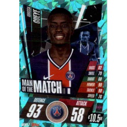 Idrissa Gueye Man Of The Match PSG MM17 Match Attax Champions International 2020-21