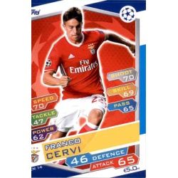 Franco Cervi Benfica BEN14 Match Attax Champions 2016-17