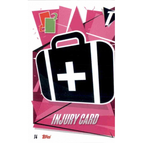 Injury Tactic Cards T4 Match Attax Champions International 2020-21