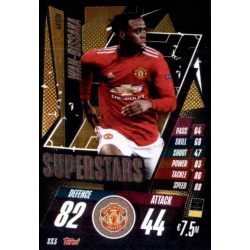 Aaron Wan-Bissaka Superstars Manchester United SS3 Match Attax Champions International 2020-21