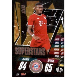 David Alaba Superstars Bayern Munchen SS4 Match Attax Champions International 2020-21