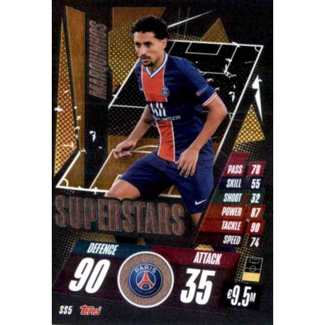 Marquinhos Superstars PSG SS5 Match Attax Champions International 2020-21