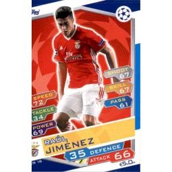 Raúl Jimenez Benfica BEN16 Match Attax Champions 2016-17